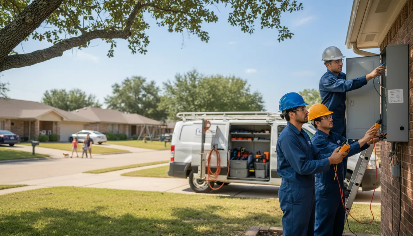 Certified electrician providing emergency electrical services in Three Rivers, TX